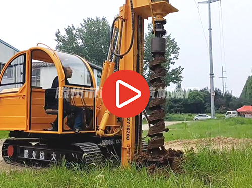 履带式太阳能光伏草莓视频在线观看18，光伏钻机